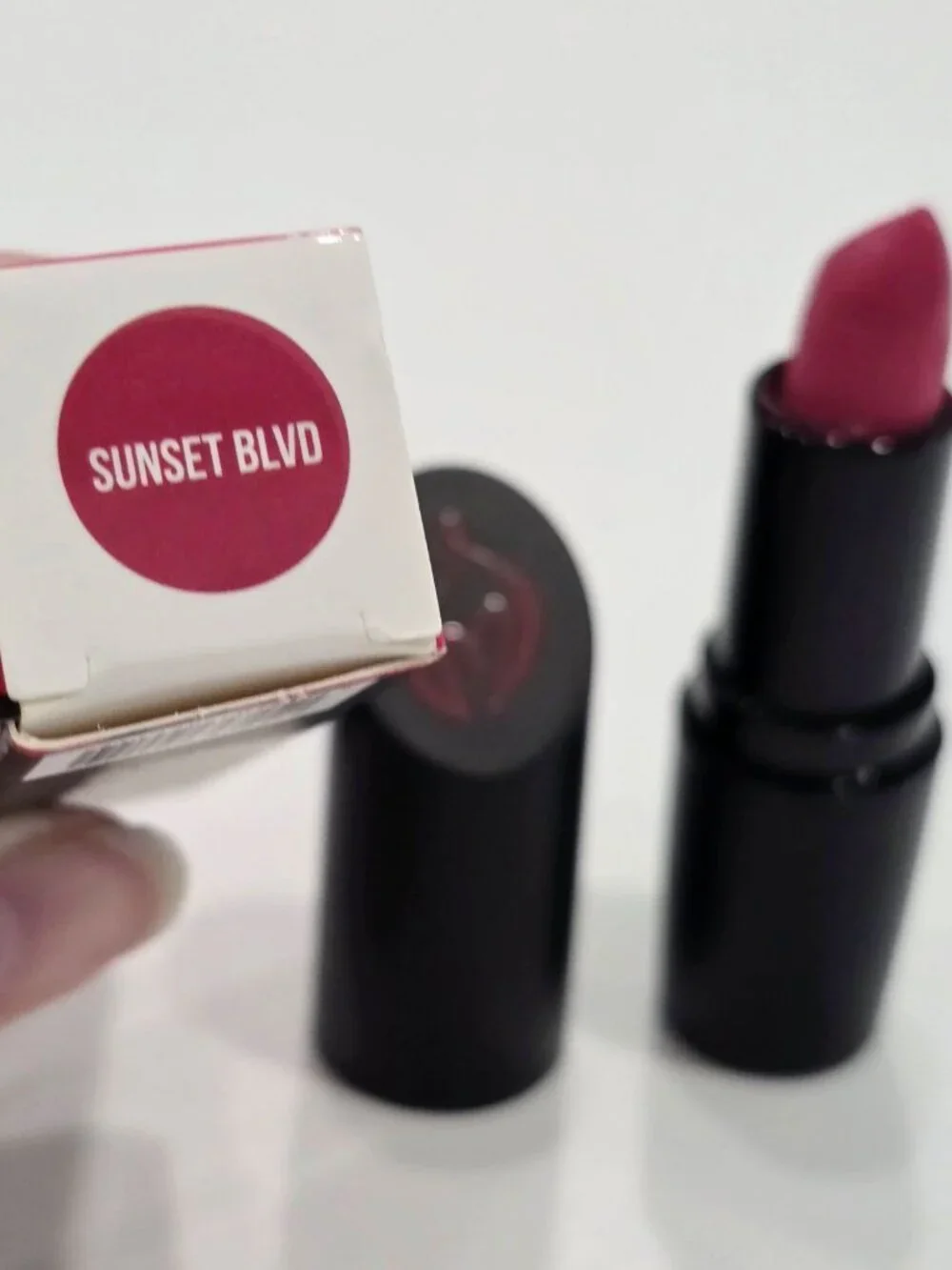 Folly Fire ✦ Sunset Blvd Creamy Matte Lipstick ✦ Vibrant Pink Full-Coverage NWT